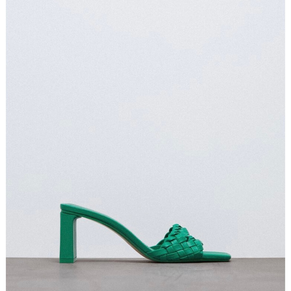 Zara Heeled Woven Sandals